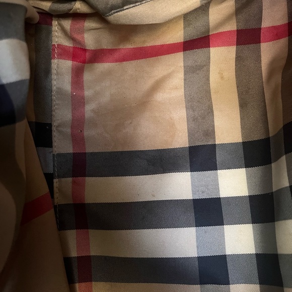 Burberry diaper bag - used, fair condition